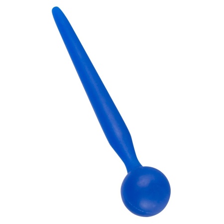 Penis Plug Sperm Stopper Silikonowy — Stożkowy Dilator Cewki Moczowej z Kulistym Ogranicznikiem, 9,6 cm - 2