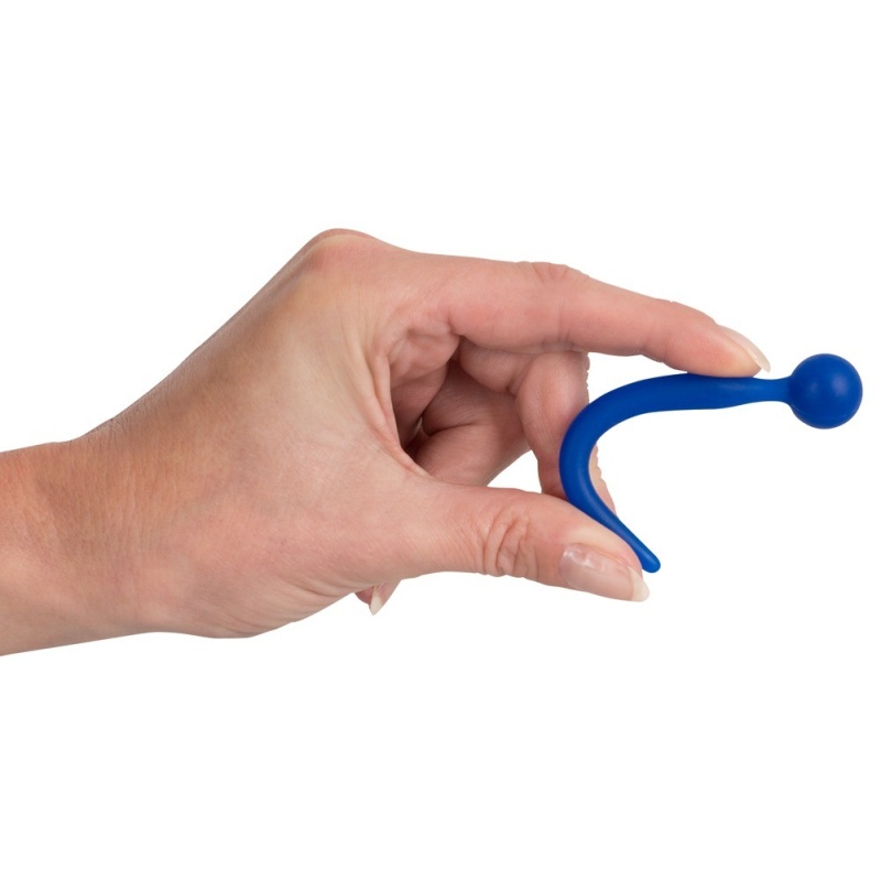 Penis Plug Sperm Stopper Silikonowy — Stożkowy Dilator Cewki Moczowej z Kulistym Ogranicznikiem, 9,6 cm - 4
