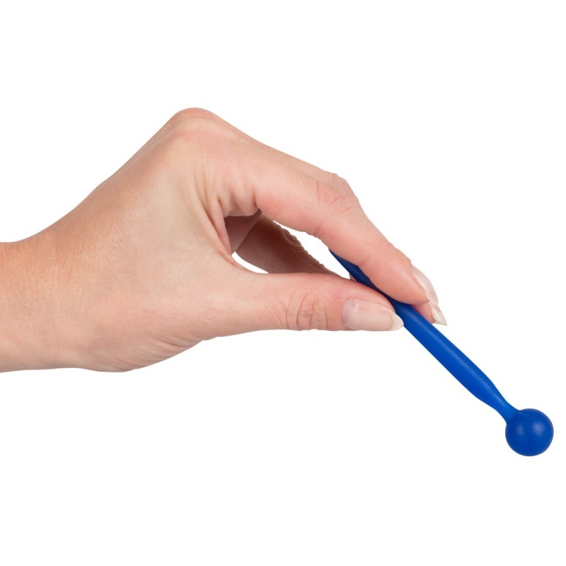 Penis Plug Sperm Stopper Silikonowy — Stożkowy Dilator Cewki Moczowej z Kulistym Ogranicznikiem, 9,6 cm - 5