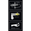 Penis Plug ORION z silikonowym pierścieniem na żołądź i metalowym dilatorem 4,5 cm - 8