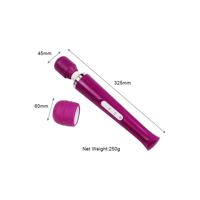 Masażer Magic Massager Wand różowy – 10 funkcji - 4
