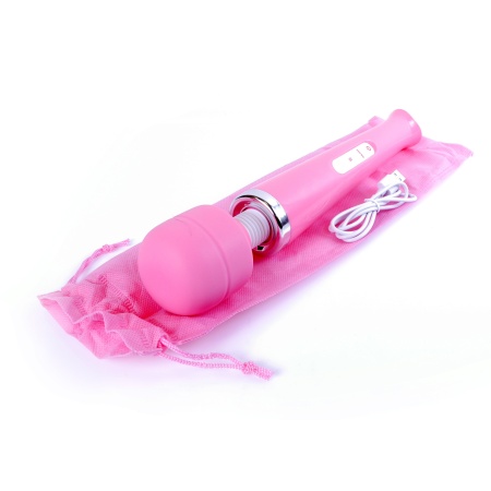 Masażer Magic Massager Wand różowy – 10 funkcji - 9