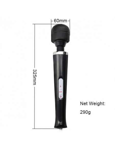 Masażer do Ciała i Miejsc Intymnych 110-240V 10 Trybów Mocnej Wibracji - Wibratory Magic Wand - 32