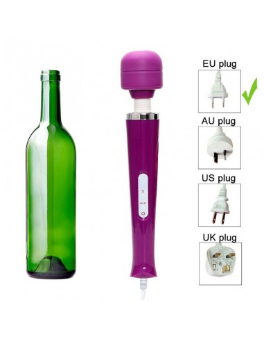 Masażer do Ciała i Miejsc Intymnych 110-240V 10 Trybów Mocnej Wibracji - Wibratory Magic Wand - 34