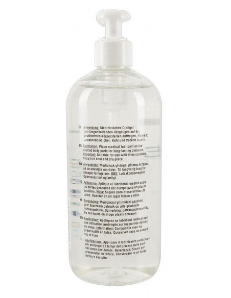 Żel intymny Just Glide Water 500 ml - Lubrykanty na bazie wody - 3