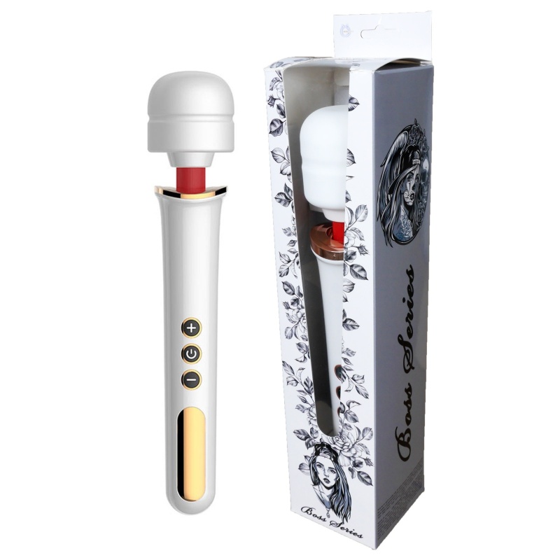 Masażer erotyczny Super Powerful USB – biały, 10 funkcji - 2