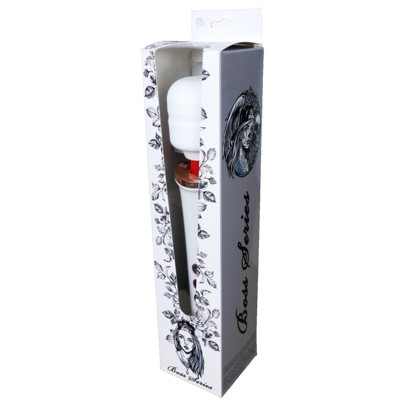 Masażer erotyczny Super Powerful USB – biały, 10 funkcji - 8