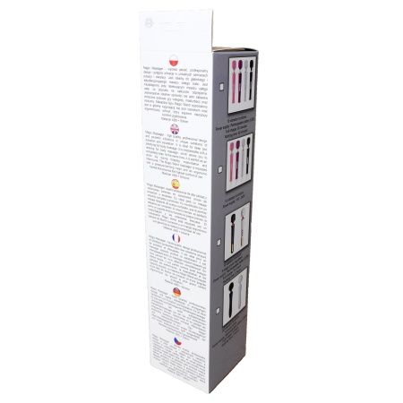 Masażer erotyczny Super Powerful USB – biały, 10 funkcji - 9