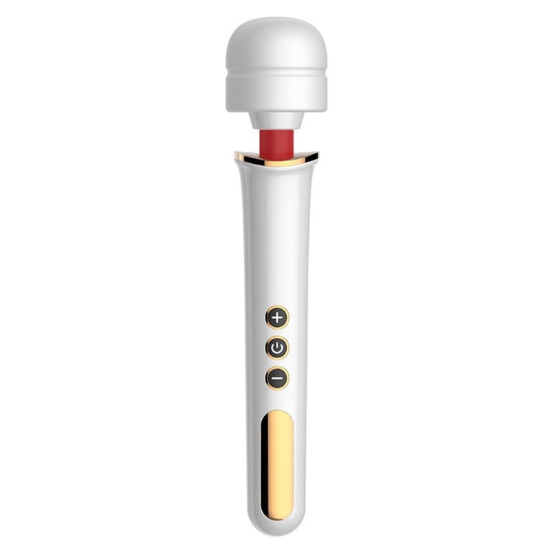 Masażer erotyczny Super Powerful USB – biały, 10 funkcji - 1