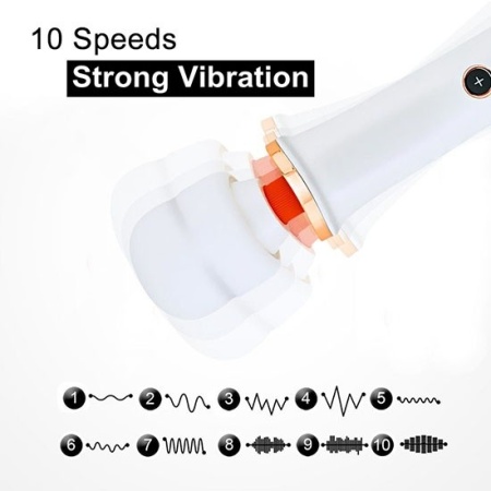 Masażer Super Powerful USB 10 funkcji – czarny - 7