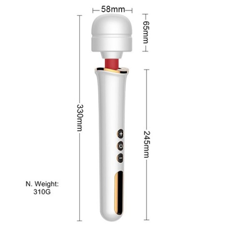 Masażer Super Powerful USB 10 funkcji – czarny - 8