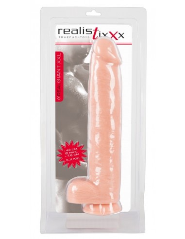 Dildo Gigant XXXL Realistixxx Giant 42 cm Cieliste - Dilda giganty - 2