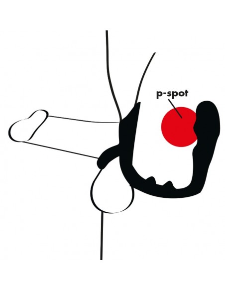 Plug analny z pierścieniem na penisa Czarny - Pozostałe gadżety analne - 9