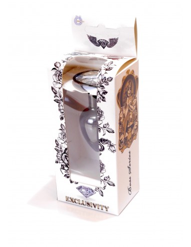 Stalowy Korek Analny Dla Początkujących z Diamentem - Korki analne stalowe - 8