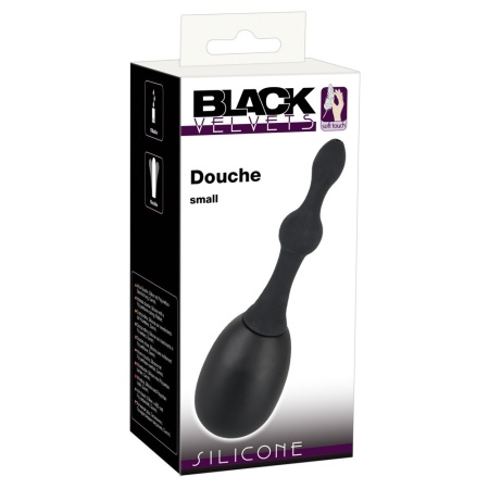 Prysznic analny Douche small z krótką nasadką z kulkami i gwintem śrubowym, 23,5 cm - 2