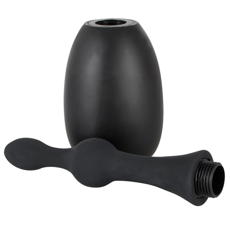 Prysznic analny Douche small z krótką nasadką z kulkami i gwintem śrubowym, 23,5 cm - 5