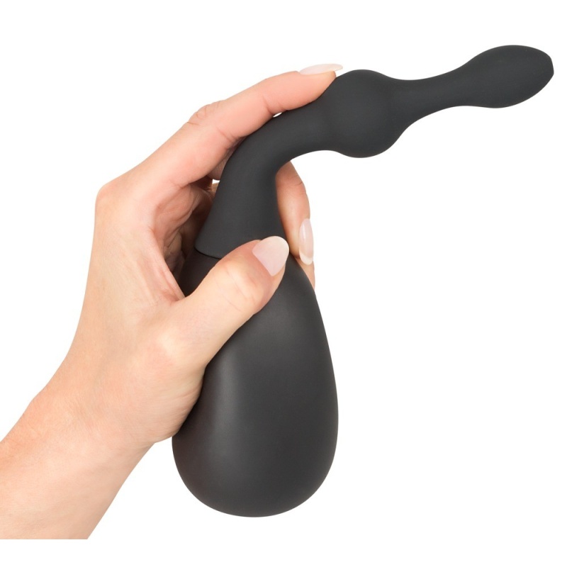 Prysznic analny Douche small z krótką nasadką z kulkami i gwintem śrubowym, 23,5 cm - 6