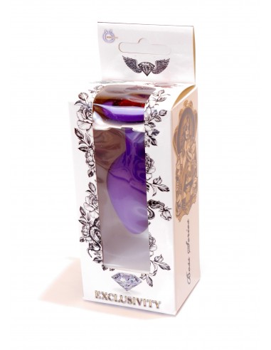 Silikonowy Korek Analny  z Diamentem - Exclusivity - Korki analne silikonowe - 8