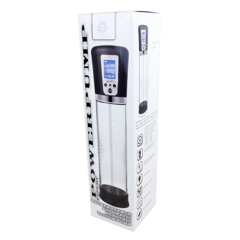 Pompka próżniowa automatyczna Powerpump USB - 4-stopniowa regulacja podciśnienia -50…-350 mbar, wyświetlacz LED, skala 0-20 - 2