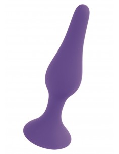 Bardzo Duży Korek Analny z Przyssawką Dla Początkujących - Czarny lub Fioletowy - Korki analne silikonowe - 1