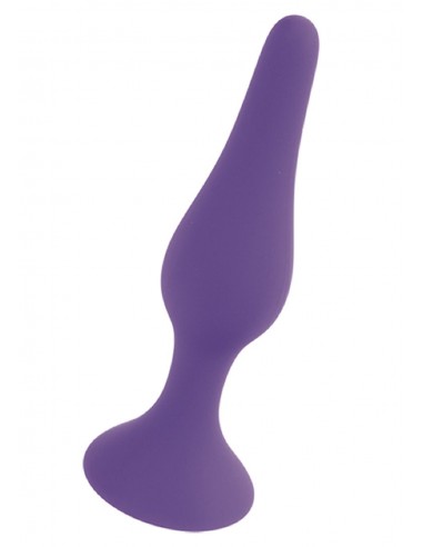 Bardzo Duży Korek Analny z Przyssawką Dla Początkujących - Czarny lub Fioletowy - Korki analne silikonowe - 1