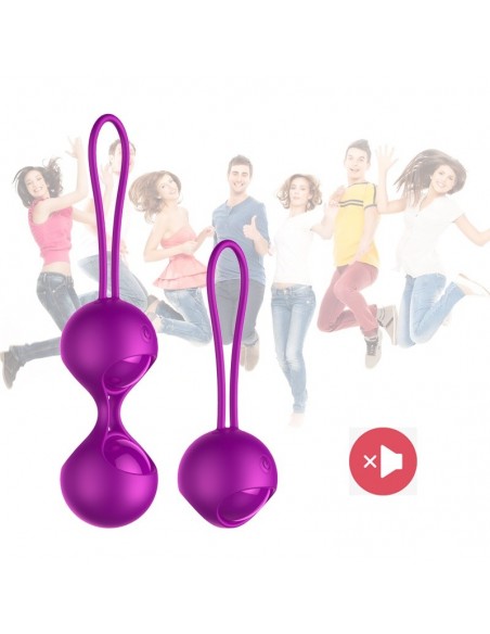 Zestaw Wibrujące Kulki Gejszy na Pilota z Programem do Treningu Mieśni Kegla - Kulki Gejszy i Jajeczka Wibrujące - 3