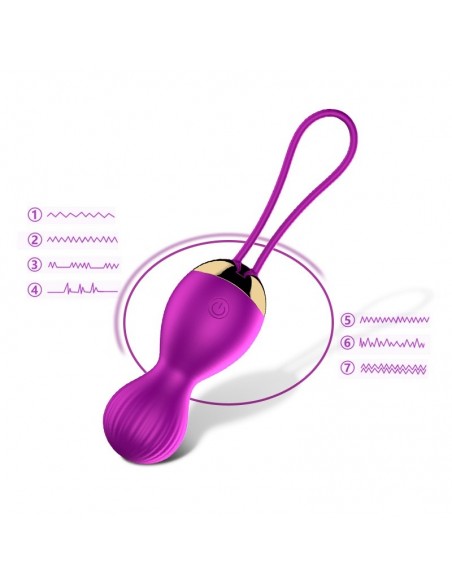 Kulki Gejszy z Wibracjami i Bezprzewodowym Pilotem 7 Funkcji - Kulki Gejszy i Jajeczka Wibrujące - 8