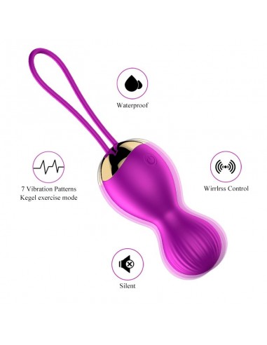 Kulki Gejszy z Wibracjami i Bezprzewodowym Pilotem 7 Funkcji - Kulki Gejszy i Jajeczka Wibrujące - 9