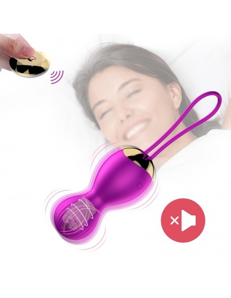 Kulki Gejszy z Wibracjami i Bezprzewodowym Pilotem 7 Funkcji - Kulki Gejszy i Jajeczka Wibrujące - 11