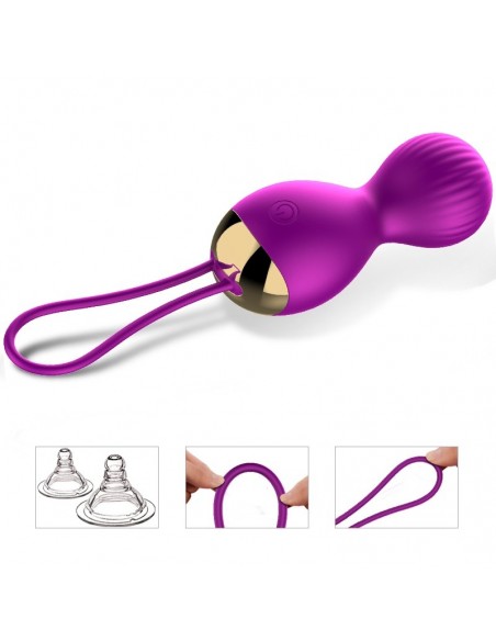 Kulki Gejszy z Wibracjami i Bezprzewodowym Pilotem 7 Funkcji - Kulki Gejszy i Jajeczka Wibrujące - 13