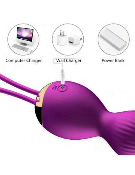 Kulki Gejszy z Wibracjami i Bezprzewodowym Pilotem 7 Funkcji - Kulki Gejszy i Jajeczka Wibrujące - 14