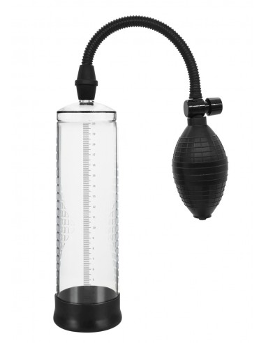 Pompka Erekcyjna Do Penisa Powerpump Black/Clear - Pompki erekcyjne i powiększające penisa - 1