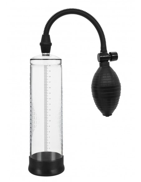 Pompka Erekcyjna Do Penisa Powerpump Black/Clear - Pompki erekcyjne i powiększające penisa - 1