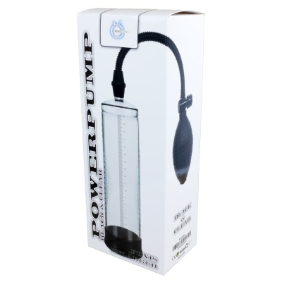 Pompka Erekcyjna Do Penisa Powerpump Black/Clear - 1 2