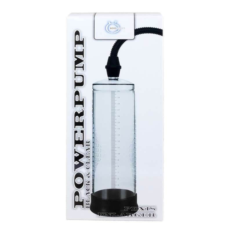 Pompka Erekcyjna Do Penisa Powerpump Black/Clear - 3