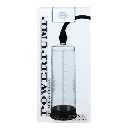 Pompka Erekcyjna Do Penisa Powerpump Black/Clear - 3