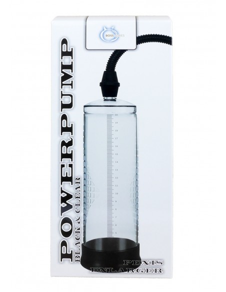 Pompka Erekcyjna Do Penisa Powerpump Black/Clear - Pompki erekcyjne i powiększające penisa - 3