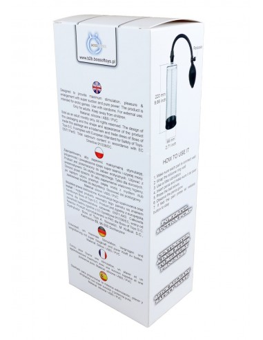 Pompka Erekcyjna Do Penisa Powerpump Black/Clear - Pompki erekcyjne i powiększające penisa - 4