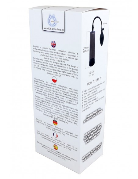 Pompka Erekcyjna Do Penisa Powerpump Black - Pompki erekcyjne i powiększające penisa - 4