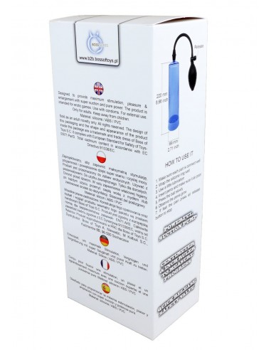 Pompka Erekcyjna Do Penisa Powerpump Blue - Pompki erekcyjne i powiększające penisa - 4