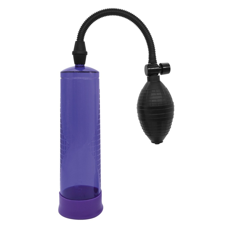 Pompa próżniowa Powerpump Purple - ręczny mechanizm podciśnieniowy z manometrem i skalą - 1