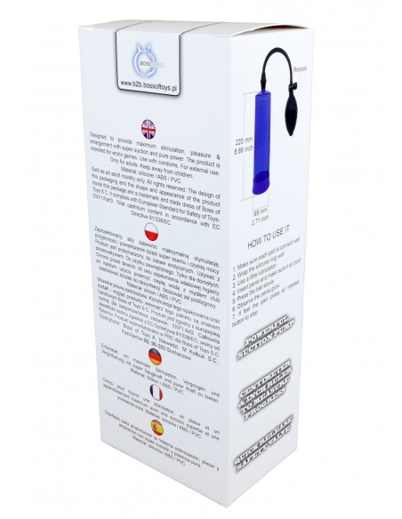 Pompka Erekcyjna Do Penisa Powerpump Purple - Pompki erekcyjne i powiększające penisa - 4