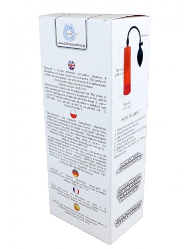 Pompka Erekcyjna Do Penisa Powerpump Red - Pompki erekcyjne i powiększające penisa - 4
