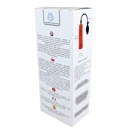 Pompka próżniowa Powerpump Red - ręczna pompa z miernikiem poziomu, cylinder ABS - 4