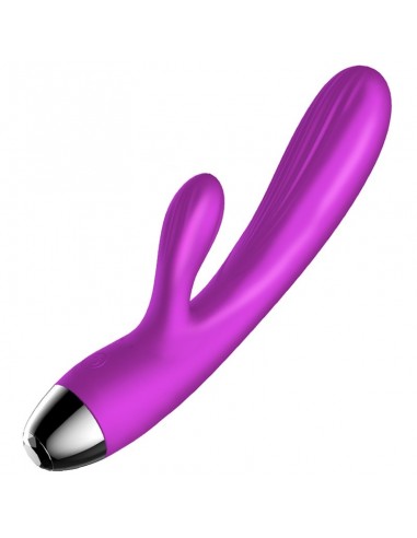 Wibrator z króliczkiem USB + Pulsacje i Podgrzewanie - Wibratory Króliczki - 2