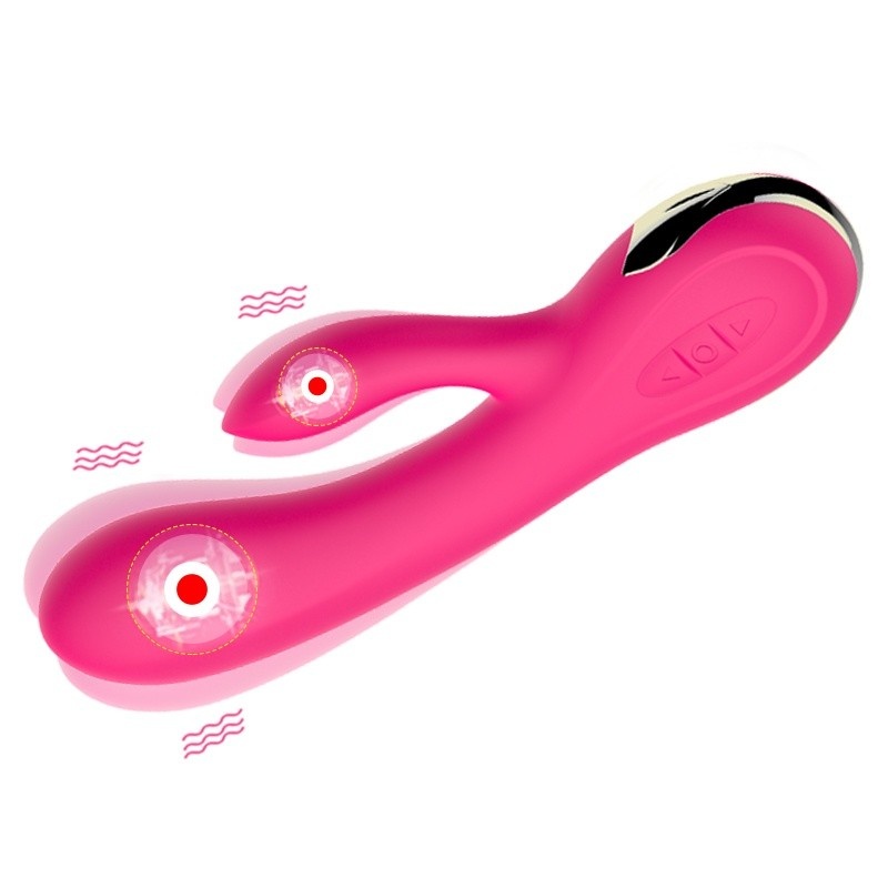 Wibrator Króliczek z Silikonu Medycznego, USB, 7 Funkcji Wibracji z Boosterem i Funkcją Grzania - 12