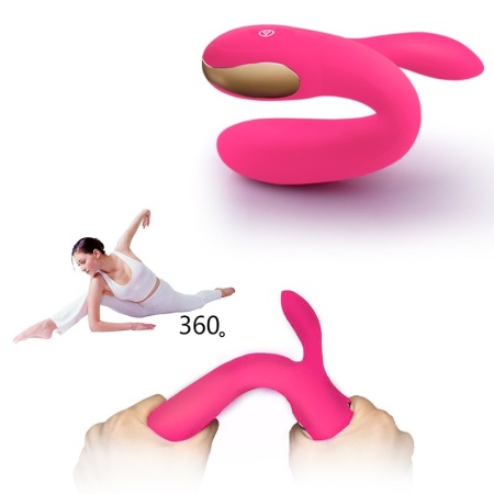 Wibrator Króliczek z Silikonu Medycznego, USB, 7 Funkcji Wibracji z Boosterem i Funkcją Grzania - 14