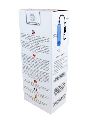 Pompka Erekcyjna Do Penisa Powerpump Max Blue - Pompki erekcyjne i powiększające penisa - 4