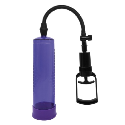 Pompka próżniowa Powerpump MAX Purple - mechanizm podciśnienia, pasek rozmiaru, pomiar wymiarów - 1