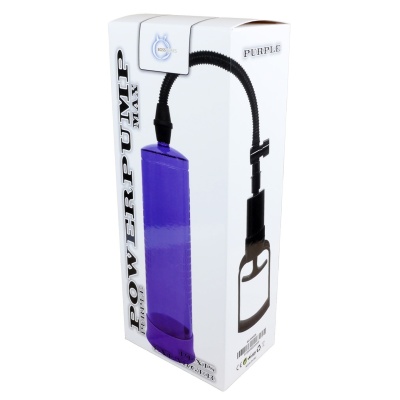 Pompka próżniowa Powerpump MAX Purple - mechanizm podciśnienia, pasek rozmiaru, pomiar wymiarów - 1 2